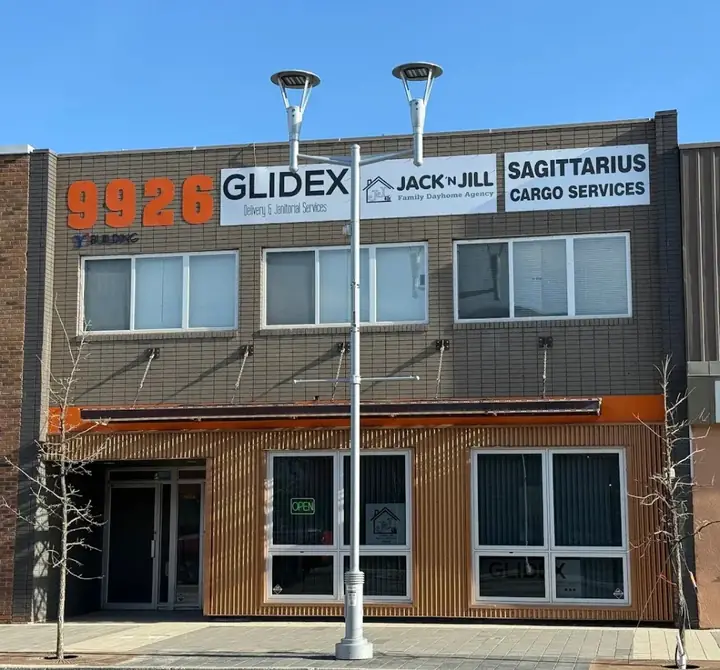 GlideX Logistics office at 9926 100 Ave, Grande Prairie Alberta